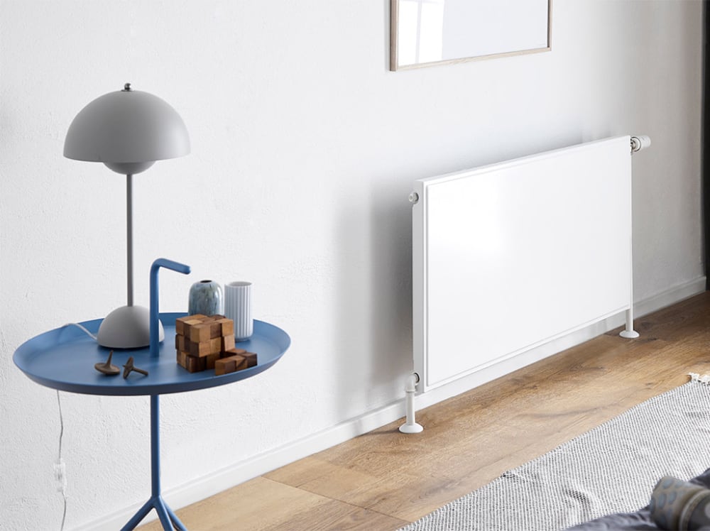Hudevad radiator in room