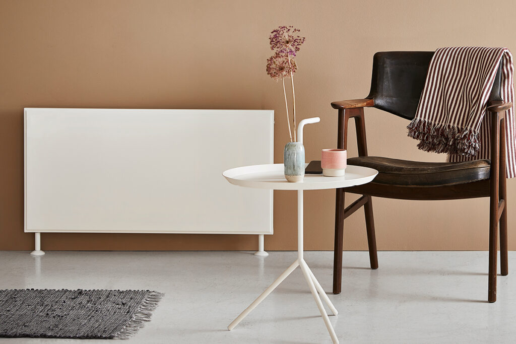 Hudevad P5 design radiator as a design element